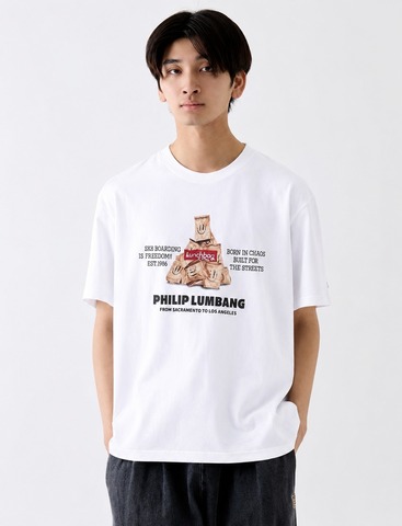 【SALE30％OFF★Philip Lumbang】Lunch BagフォトリアルロゴTシャツ