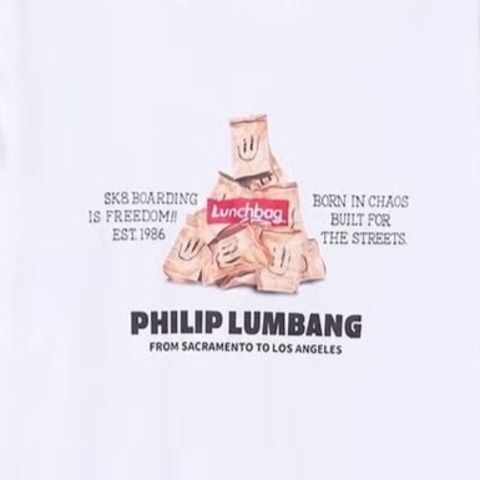 【SALE30％OFF★Philip Lumbang】Lunch BagフォトリアルロゴTシャツ