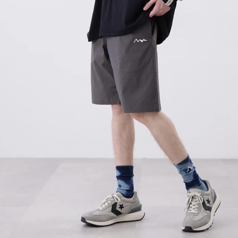 【SALE30％OFF★MANASTASH】MOUNTAIN LOGO SHORTS