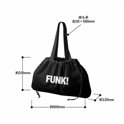 【HARLEM BLUES】FUNK 2WAY TOTE