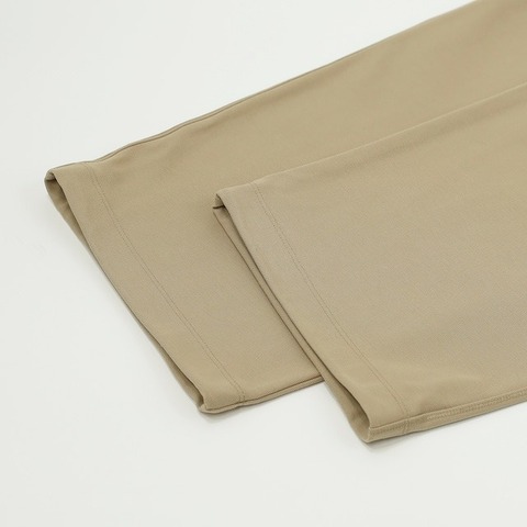 【CURLY＆Co.】KNIT CHINO-CLOTH PANTS (WIDE)