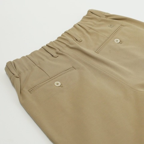 【CURLY＆Co.】KNIT CHINO-CLOTH PANTS (WIDE)
