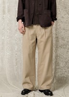 【CURLY＆Co.】KNIT CHINO-CLOTH PANTS (WIDE)