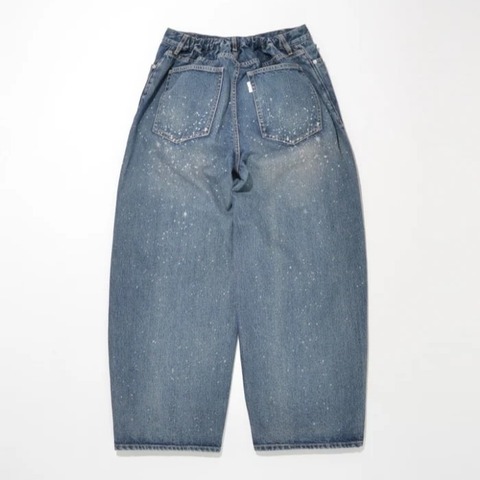 【SUPERTHANKS】Space denim barrel leg jeans
