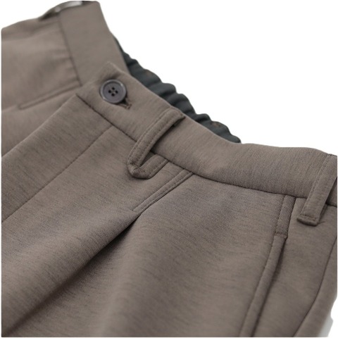 【CURLY＆Co.】AIR DOUBLE-KNIT STRAIGHT PANTS