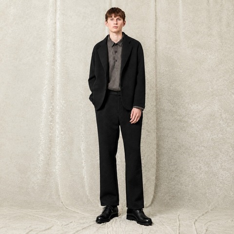 【CURLY＆Co.】AIR DOUBLE-KNIT STRAIGHT PANTS