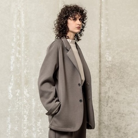 【CURLY＆Co.】AIR DOUBLE-KNIT JACKET