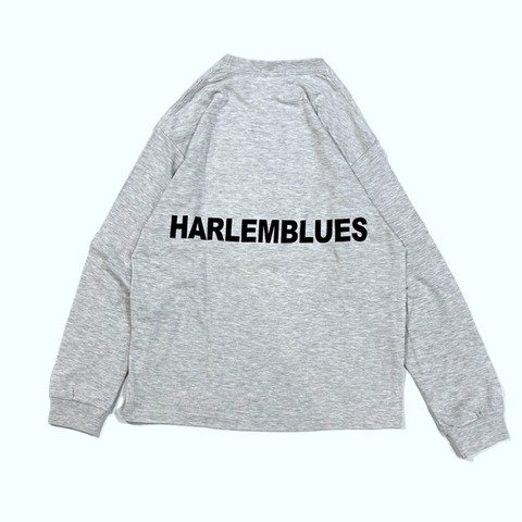 【HARLEM BLUES】HB BIG LOGO L/S TEE
