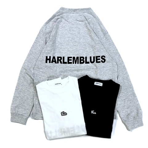 【HARLEM BLUES】HB BIG LOGO L/S TEE