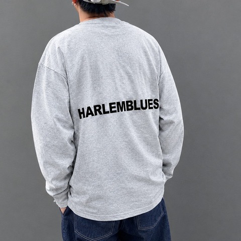 【HARLEM BLUES】HB BIG LOGO L/S TEE