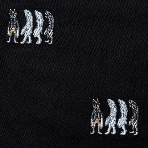 【go slow caravan×ウルトラマン】ストレッチオックス 怪獣刺繍脇ポケパンツ