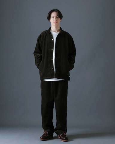 【ORGANICSTA】ORGANIC COTTON CORDUROY COVERALL