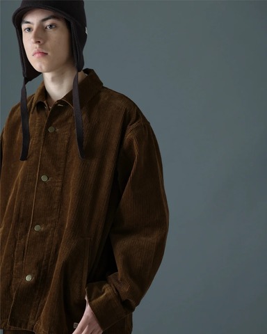 【ORGANICSTA】ORGANIC COTTON CORDUROY COVERALL