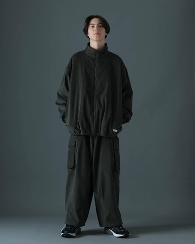 【ORGANICSTA】ORGANIC COTTON VELVETEEN TRACK JACKET