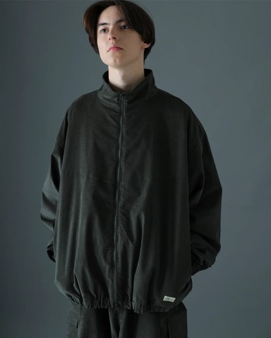 【ORGANICSTA】ORGANIC COTTON VELVETEEN TRACK JACKET