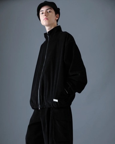 【ORGANICSTA】ORGANIC COTTON VELVETEEN TRACK JACKET