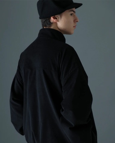 【ORGANICSTA】ORGANIC COTTON VELVETEEN TRACK JACKET