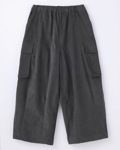 【ORGANICSTA】ORGANIC COTTON VELVETEEN CARGO PANTS