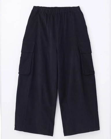 【ORGANICSTA】ORGANIC COTTON VELVETEEN CARGO PANTS
