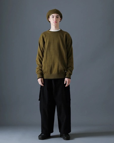 【ORGANICSTA】ORGANIC COTTON VELVETEEN CARGO PANTS