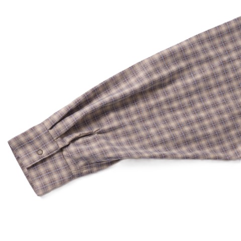 【Kelen】CHINA BUTTON CHECK SHIRT / BRETON