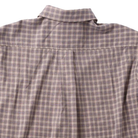 【Kelen】CHINA BUTTON CHECK SHIRT / BRETON
