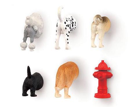 【SALE40％OFF★KIKKERLAND】Dog Butt Magnets