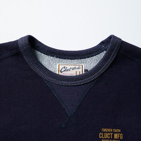 【CLUCT】INDIGO CREW NECK SWEAT