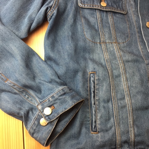 【LiSS】 TENCEL DENIM BIG size blouson