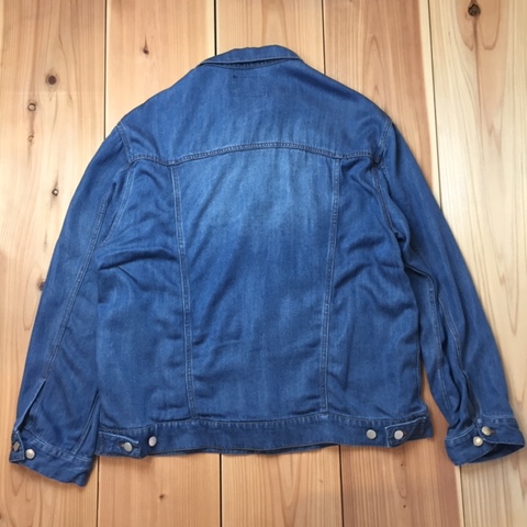 【LiSS】 TENCEL DENIM BIG size blouson