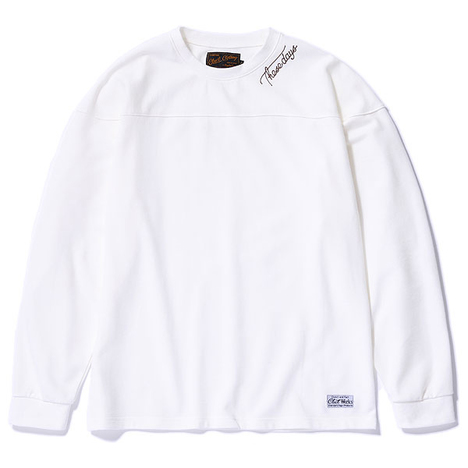 【CLUCT】L/S EMBROIDERY CREW SWEAT