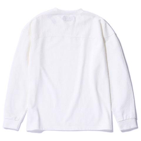 【CLUCT】L/S EMBROIDERY CREW SWEAT