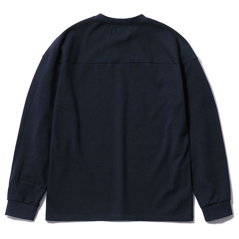 【CLUCT】L/S EMBROIDERY CREW SWEAT