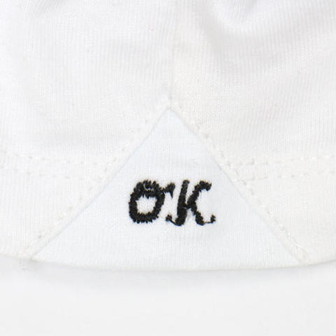 【O.K.】PUSH S/S TEE（フォトプリント×手刺繍）