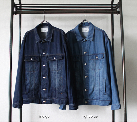 【LiSS】 TENCEL DENIM BIG size blouson