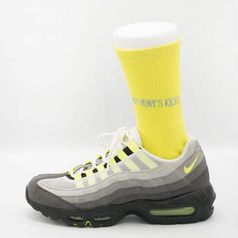 【TODAY’S KICKS SOCKS】プレーンソックス / YELLOW