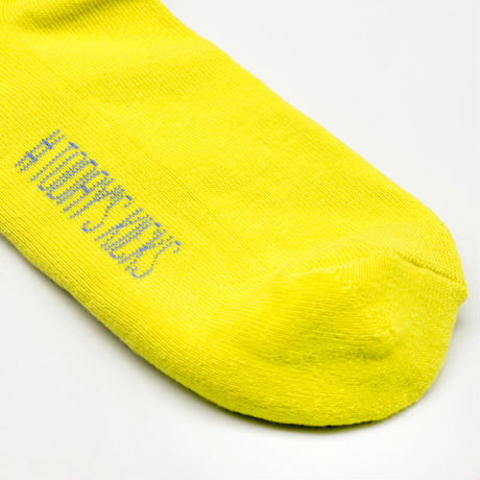 【TODAY’S KICKS SOCKS】プレーンソックス / YELLOW