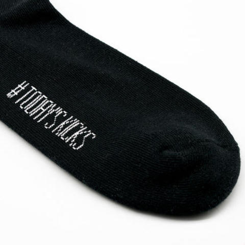 【TODAY’S KICKS SOCKS】2トーンソックス / BLACK× WHITE