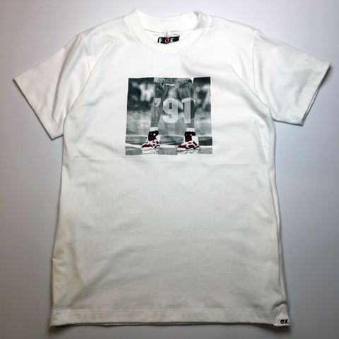 【O.K.】PHOTO AJ6 TEE(フォト+手刺繍)