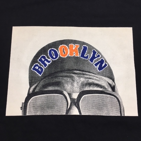 【O.K.】PHOTO BROOKLYN TEE(フォト+手刺繍)