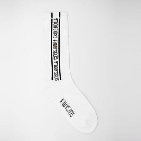 【SALE30％OFF★TODAY’S KICKS SOCKS】ストライプソックス/ WHITE×BLACK