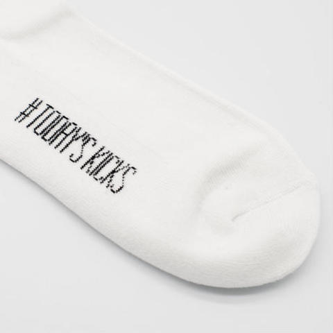 【SALE30％OFF★TODAY’S KICKS SOCKS】ストライプソックス/ WHITE×BLACK