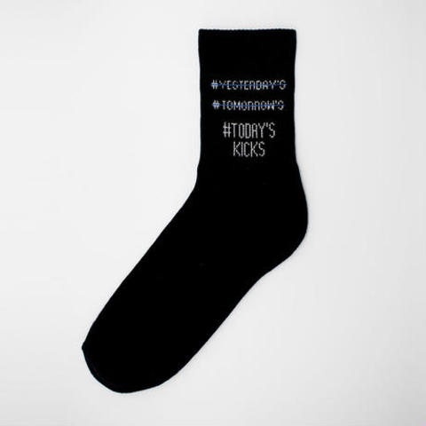 【TODAY’S KICKS SOCKS】ONLY TODAY’S SOCKS / BLACK