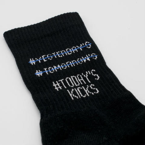 【TODAY’S KICKS SOCKS】ONLY TODAY’S SOCKS / BLACK