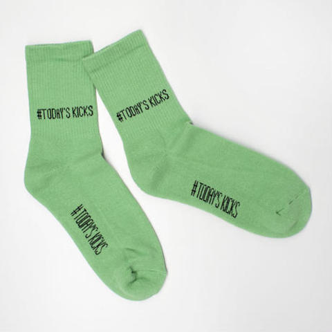 【TODAY’S KICKS SOCKS】プレーンソックス / MINT