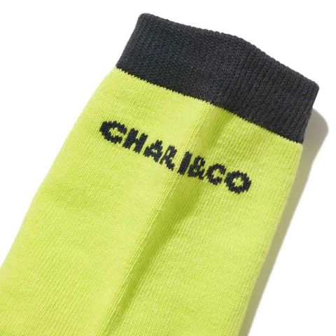 【CHARI＆CO】BOLD LOGO CREW-MID SOCKS