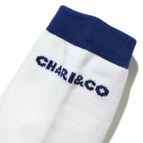 【CHARI＆CO】BOLD LOGO CREW-MID SOCKS