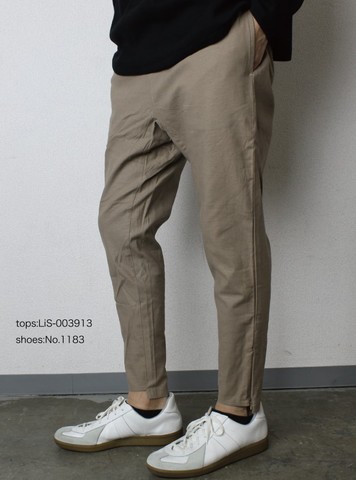 【LiSS】STRETCH LINEN EASY PANTS