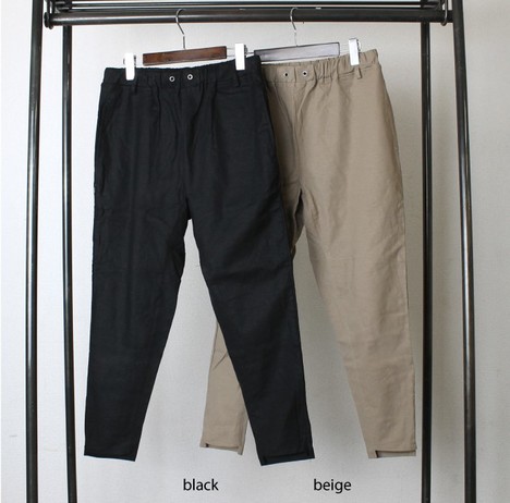【LiSS】STRETCH LINEN EASY PANTS