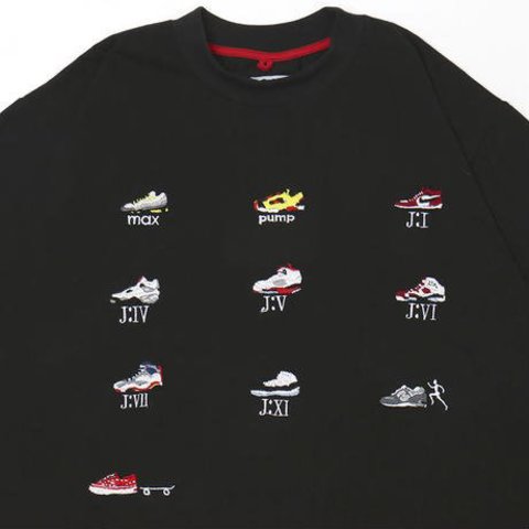 【O.K.】ALL mini KICKS S/S TEE(手刺繍)